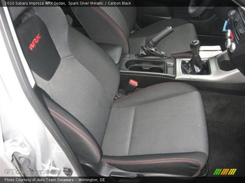  2010 Impreza WRX Sedan Carbon Black Interior