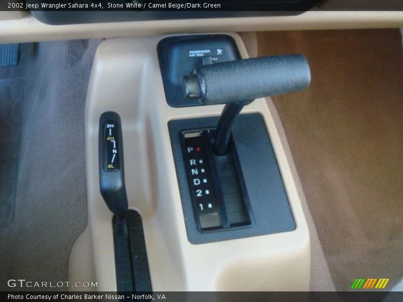  2002 Wrangler Sahara 4x4 3 Speed Automatic Shifter