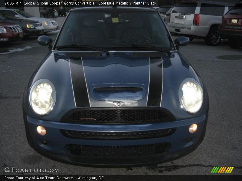 Cool Blue Metallic / Panther Black 2005 Mini Cooper S John Cooper Works Convertible