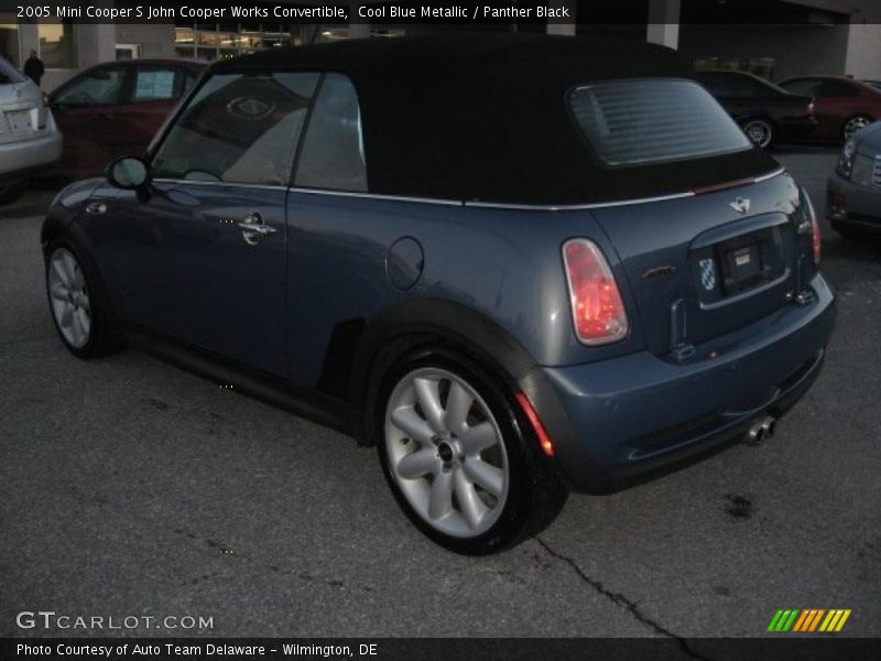 Cool Blue Metallic / Panther Black 2005 Mini Cooper S John Cooper Works Convertible