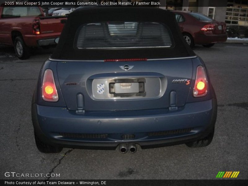 Cool Blue Metallic / Panther Black 2005 Mini Cooper S John Cooper Works Convertible