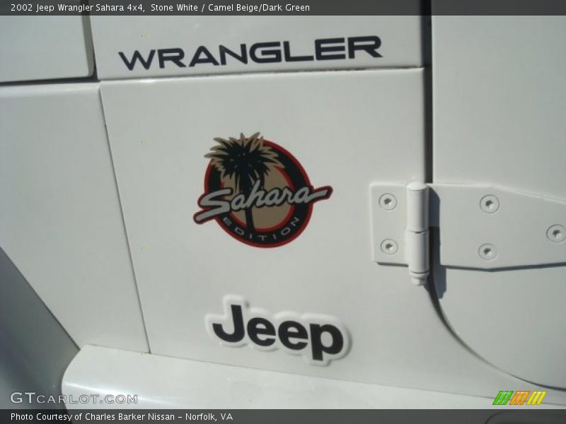  2002 Wrangler Sahara 4x4 Logo