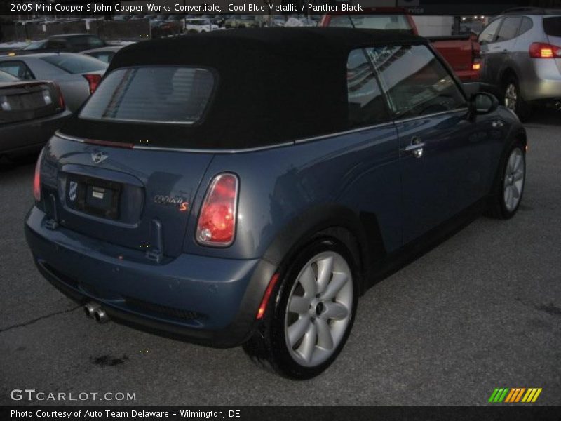 Cool Blue Metallic / Panther Black 2005 Mini Cooper S John Cooper Works Convertible