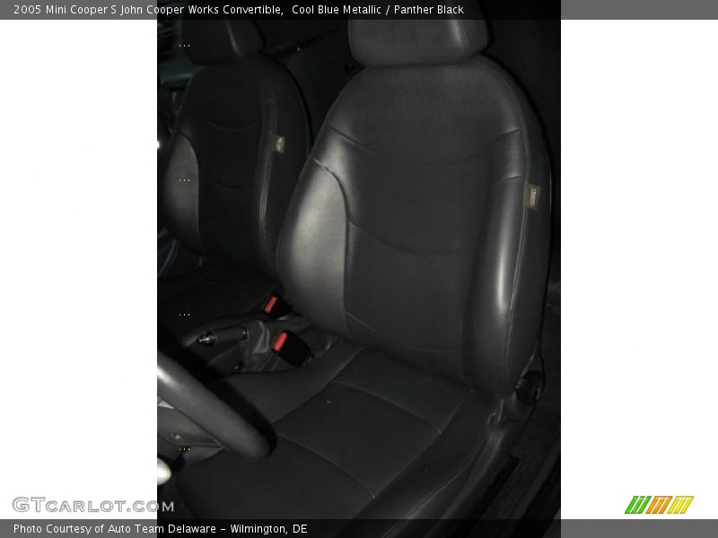 Cool Blue Metallic / Panther Black 2005 Mini Cooper S John Cooper Works Convertible