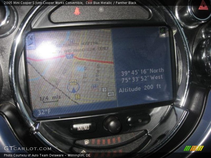 Navigation of 2005 Cooper S John Cooper Works Convertible