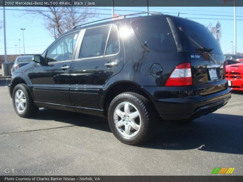 Black / Java 2002 Mercedes-Benz ML 500 4Matic