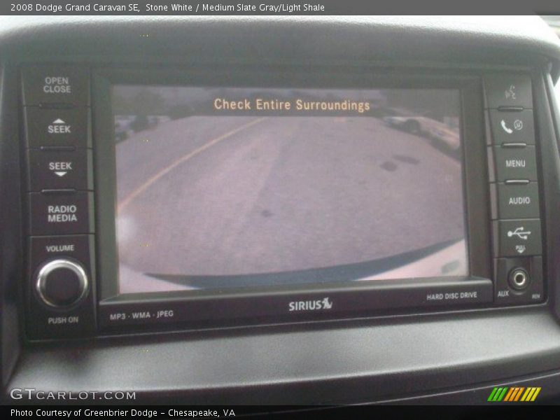 Stone White / Medium Slate Gray/Light Shale 2008 Dodge Grand Caravan SE