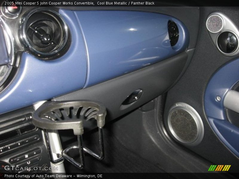 Cool Blue Metallic / Panther Black 2005 Mini Cooper S John Cooper Works Convertible