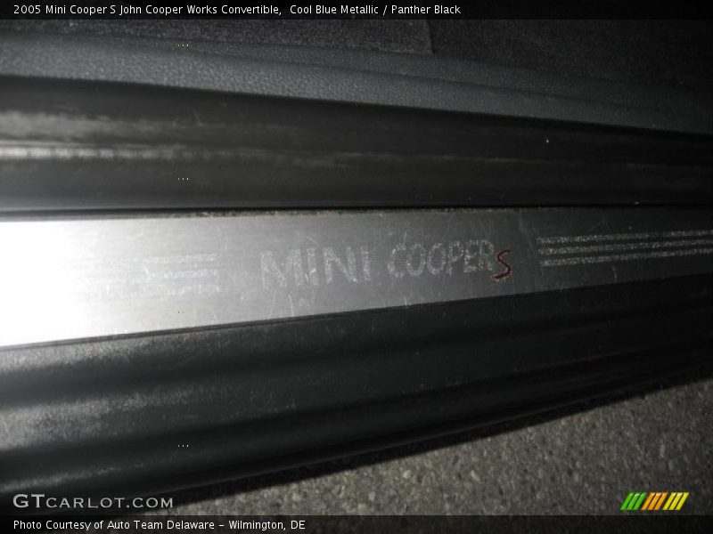 Cool Blue Metallic / Panther Black 2005 Mini Cooper S John Cooper Works Convertible