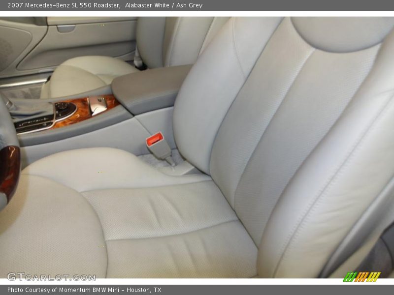 Alabaster White / Ash Grey 2007 Mercedes-Benz SL 550 Roadster