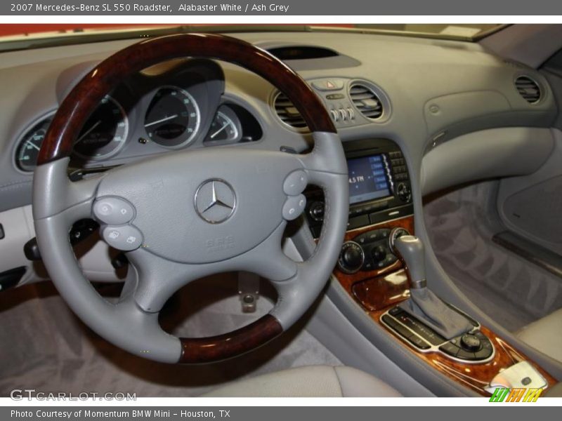 Alabaster White / Ash Grey 2007 Mercedes-Benz SL 550 Roadster