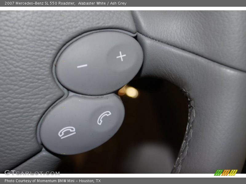 Alabaster White / Ash Grey 2007 Mercedes-Benz SL 550 Roadster