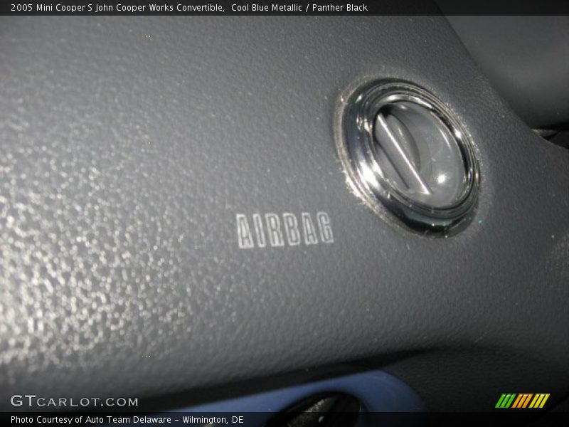 Cool Blue Metallic / Panther Black 2005 Mini Cooper S John Cooper Works Convertible