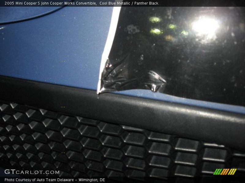 Cool Blue Metallic / Panther Black 2005 Mini Cooper S John Cooper Works Convertible