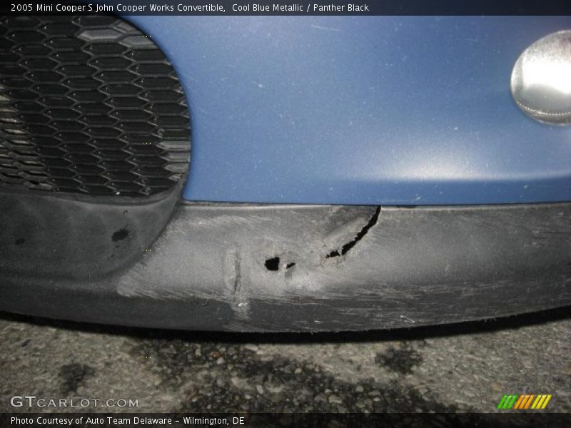 Cool Blue Metallic / Panther Black 2005 Mini Cooper S John Cooper Works Convertible