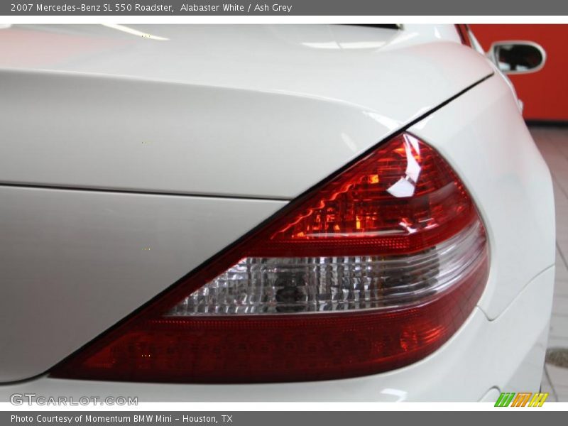 Alabaster White / Ash Grey 2007 Mercedes-Benz SL 550 Roadster
