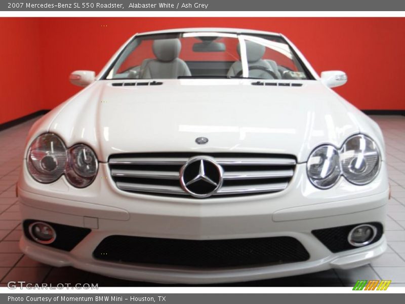 Alabaster White / Ash Grey 2007 Mercedes-Benz SL 550 Roadster
