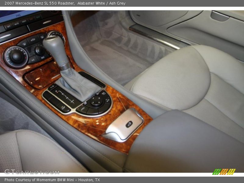Alabaster White / Ash Grey 2007 Mercedes-Benz SL 550 Roadster