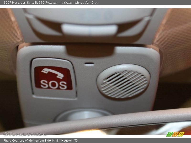 Alabaster White / Ash Grey 2007 Mercedes-Benz SL 550 Roadster