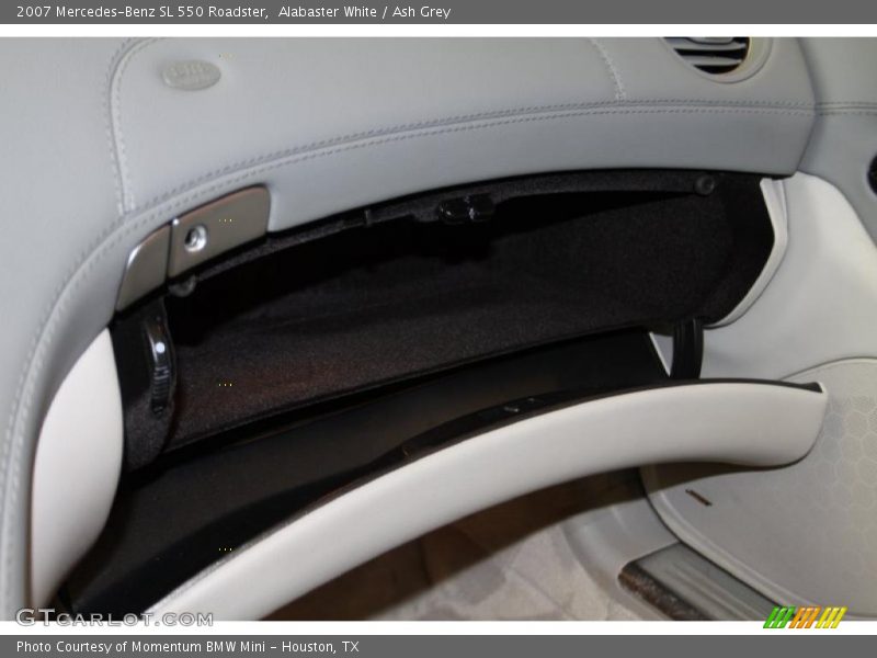 Alabaster White / Ash Grey 2007 Mercedes-Benz SL 550 Roadster