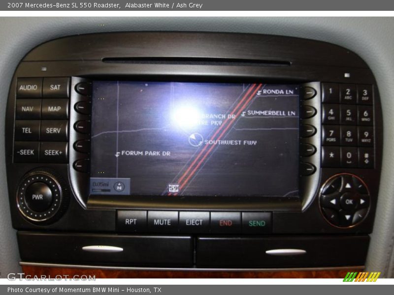 Alabaster White / Ash Grey 2007 Mercedes-Benz SL 550 Roadster