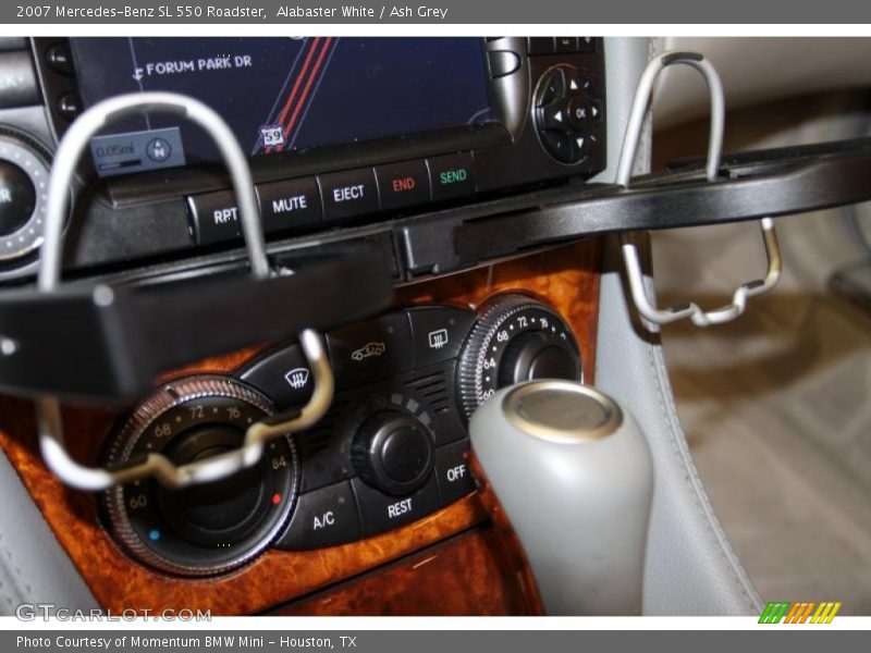 Alabaster White / Ash Grey 2007 Mercedes-Benz SL 550 Roadster
