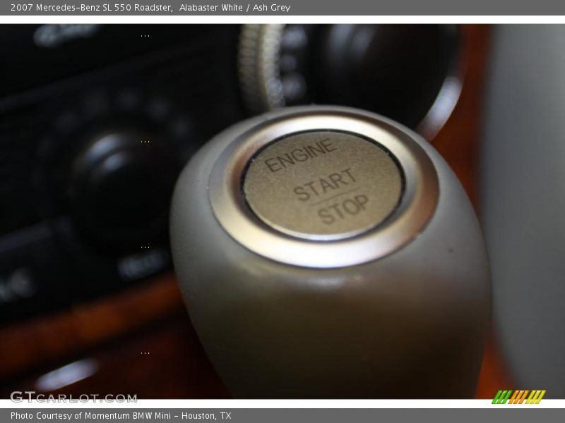Alabaster White / Ash Grey 2007 Mercedes-Benz SL 550 Roadster