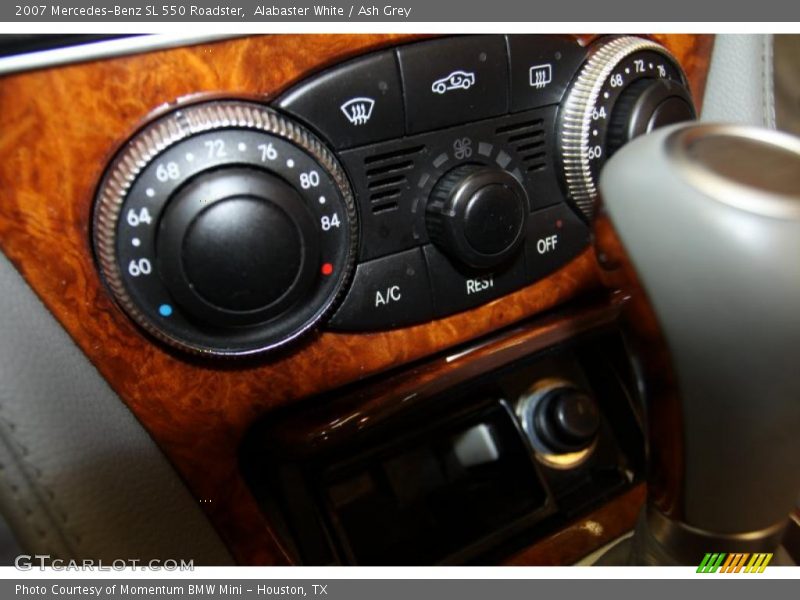 Alabaster White / Ash Grey 2007 Mercedes-Benz SL 550 Roadster