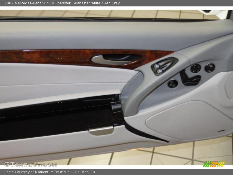 Alabaster White / Ash Grey 2007 Mercedes-Benz SL 550 Roadster