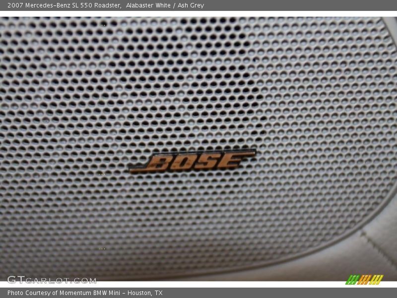 Alabaster White / Ash Grey 2007 Mercedes-Benz SL 550 Roadster