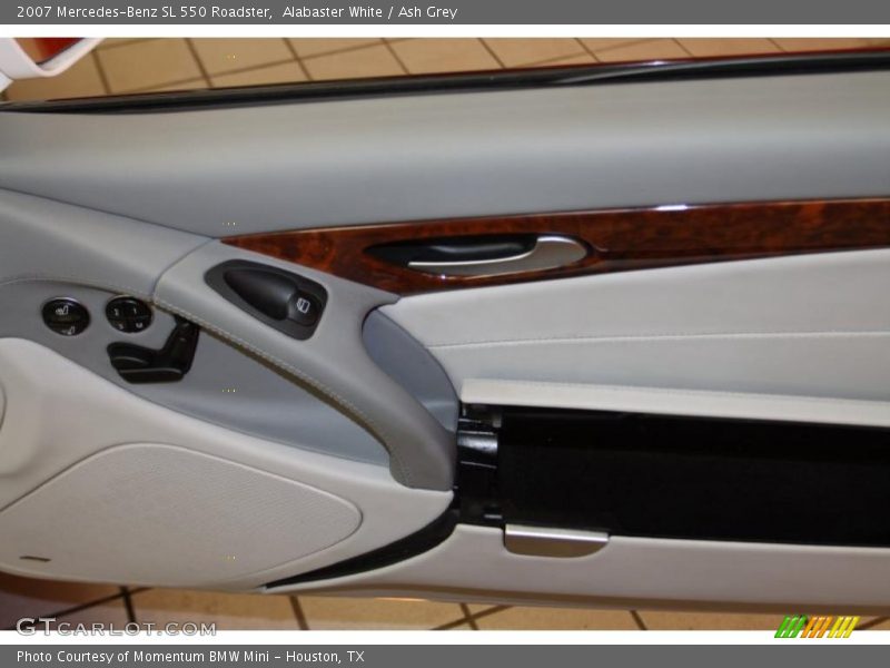 Alabaster White / Ash Grey 2007 Mercedes-Benz SL 550 Roadster