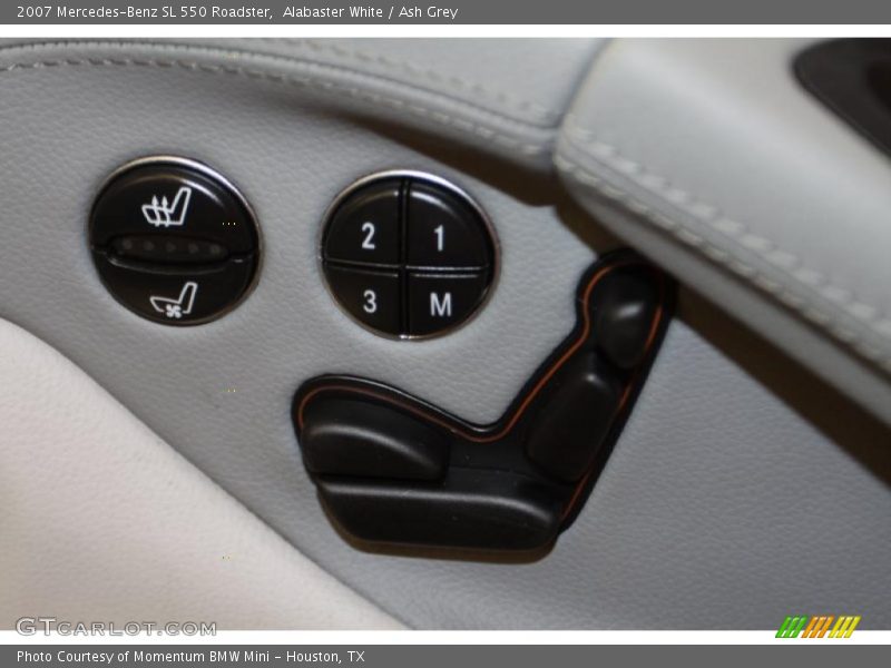 Alabaster White / Ash Grey 2007 Mercedes-Benz SL 550 Roadster