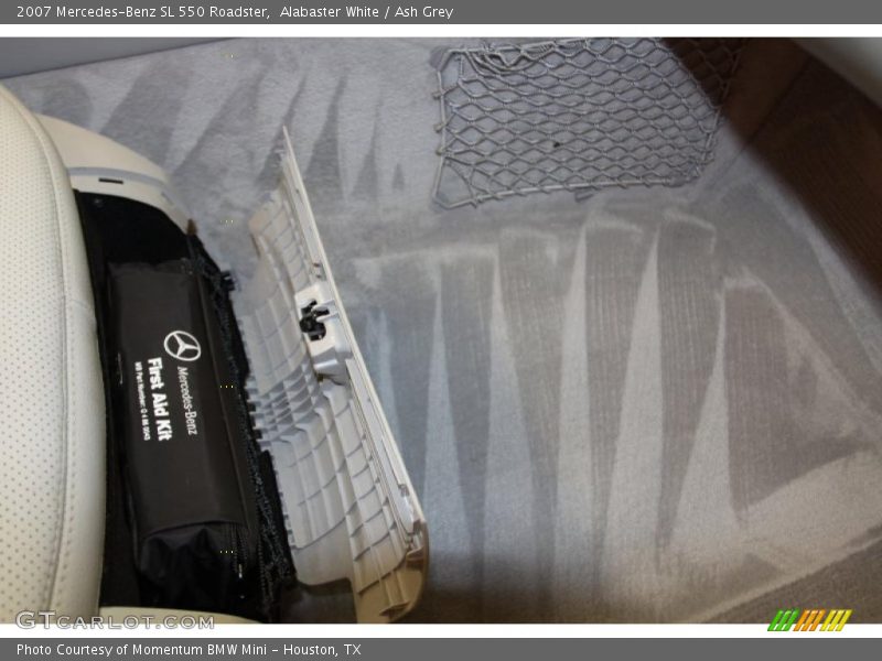 Alabaster White / Ash Grey 2007 Mercedes-Benz SL 550 Roadster