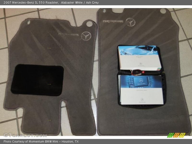 Alabaster White / Ash Grey 2007 Mercedes-Benz SL 550 Roadster