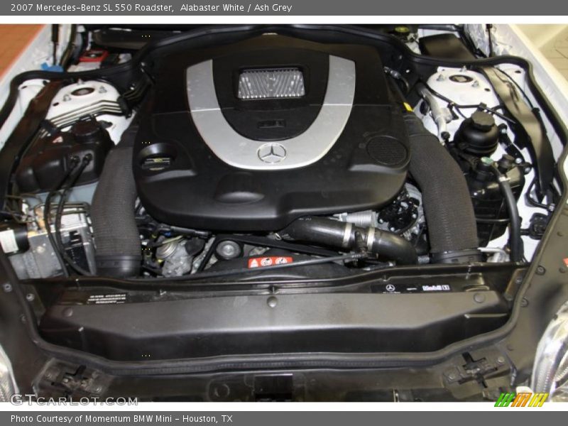 Alabaster White / Ash Grey 2007 Mercedes-Benz SL 550 Roadster