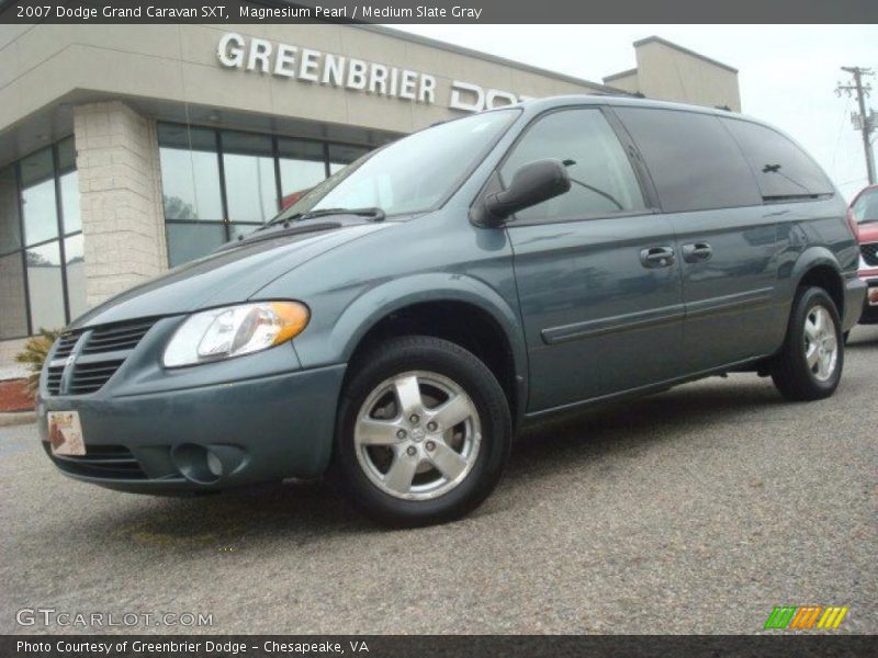 Magnesium Pearl / Medium Slate Gray 2007 Dodge Grand Caravan SXT