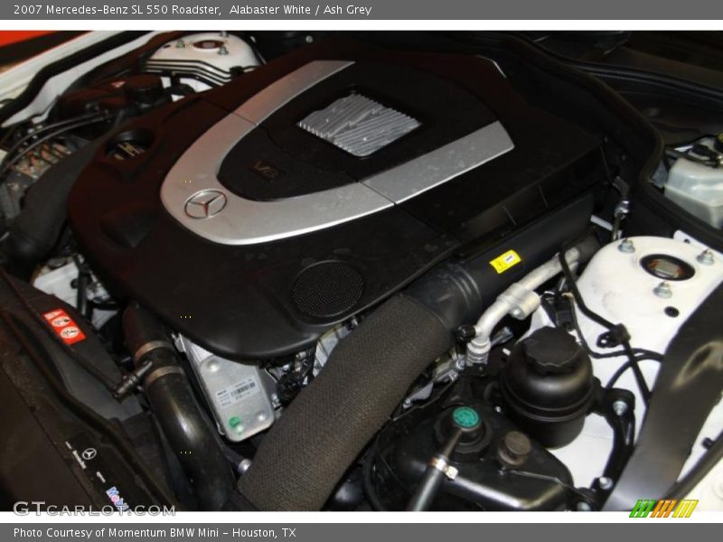 Alabaster White / Ash Grey 2007 Mercedes-Benz SL 550 Roadster