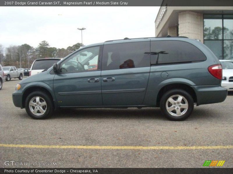 Magnesium Pearl / Medium Slate Gray 2007 Dodge Grand Caravan SXT