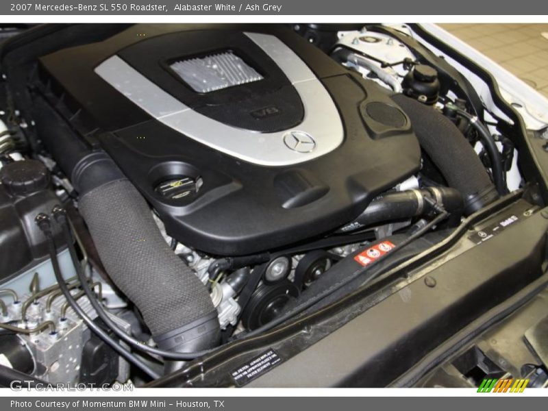 Alabaster White / Ash Grey 2007 Mercedes-Benz SL 550 Roadster