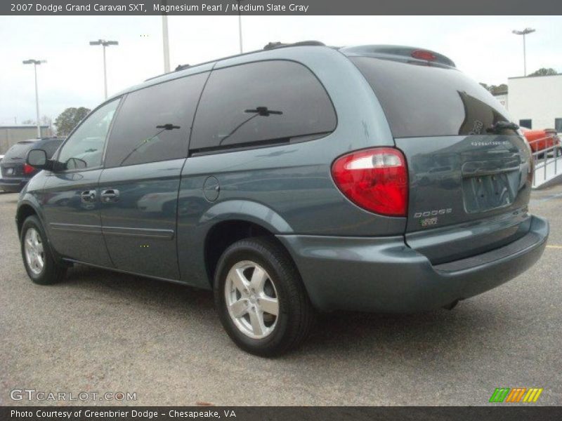 Magnesium Pearl / Medium Slate Gray 2007 Dodge Grand Caravan SXT