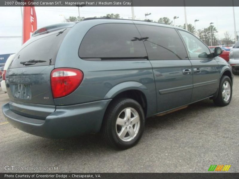 Magnesium Pearl / Medium Slate Gray 2007 Dodge Grand Caravan SXT
