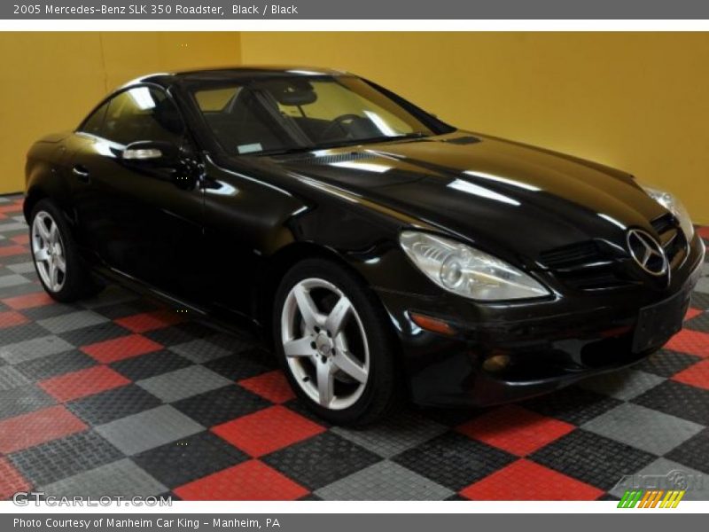 Black / Black 2005 Mercedes-Benz SLK 350 Roadster