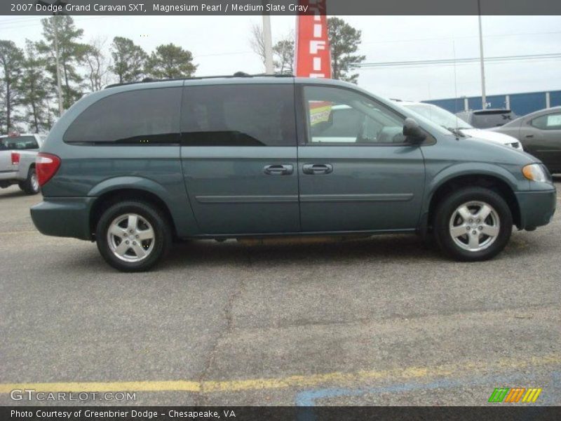 Magnesium Pearl / Medium Slate Gray 2007 Dodge Grand Caravan SXT