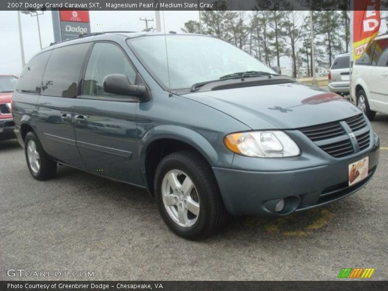 Magnesium Pearl / Medium Slate Gray 2007 Dodge Grand Caravan SXT