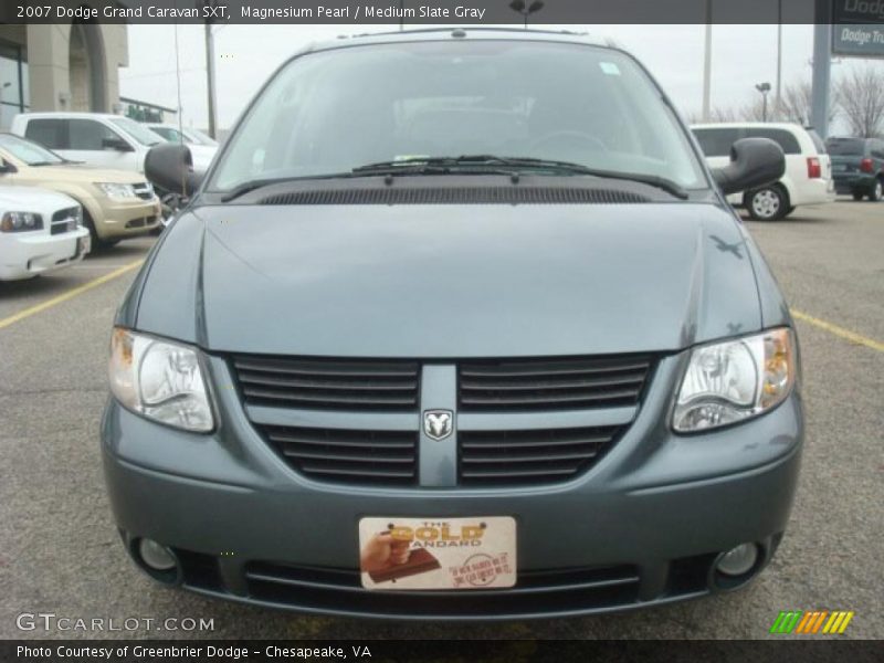 Magnesium Pearl / Medium Slate Gray 2007 Dodge Grand Caravan SXT