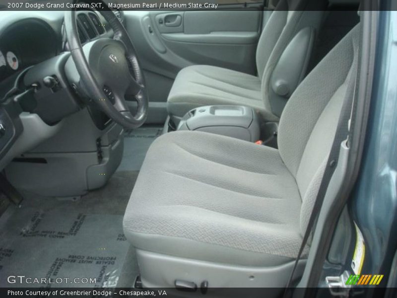 Magnesium Pearl / Medium Slate Gray 2007 Dodge Grand Caravan SXT