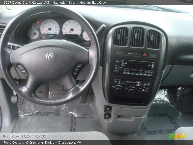 Magnesium Pearl / Medium Slate Gray 2007 Dodge Grand Caravan SXT