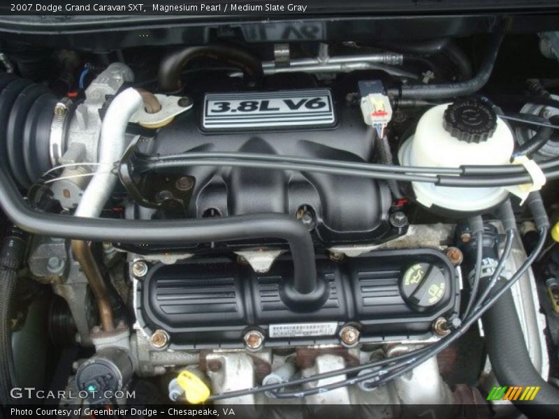 Magnesium Pearl / Medium Slate Gray 2007 Dodge Grand Caravan SXT