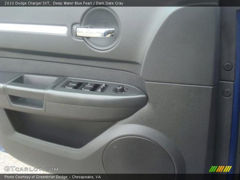 Deep Water Blue Pearl / Dark Slate Gray 2010 Dodge Charger SXT