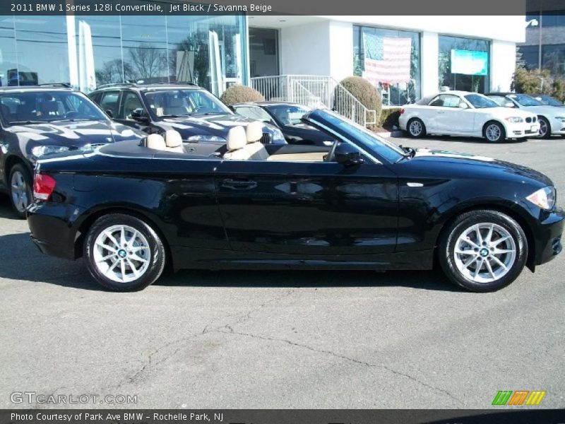 Jet Black / Savanna Beige 2011 BMW 1 Series 128i Convertible